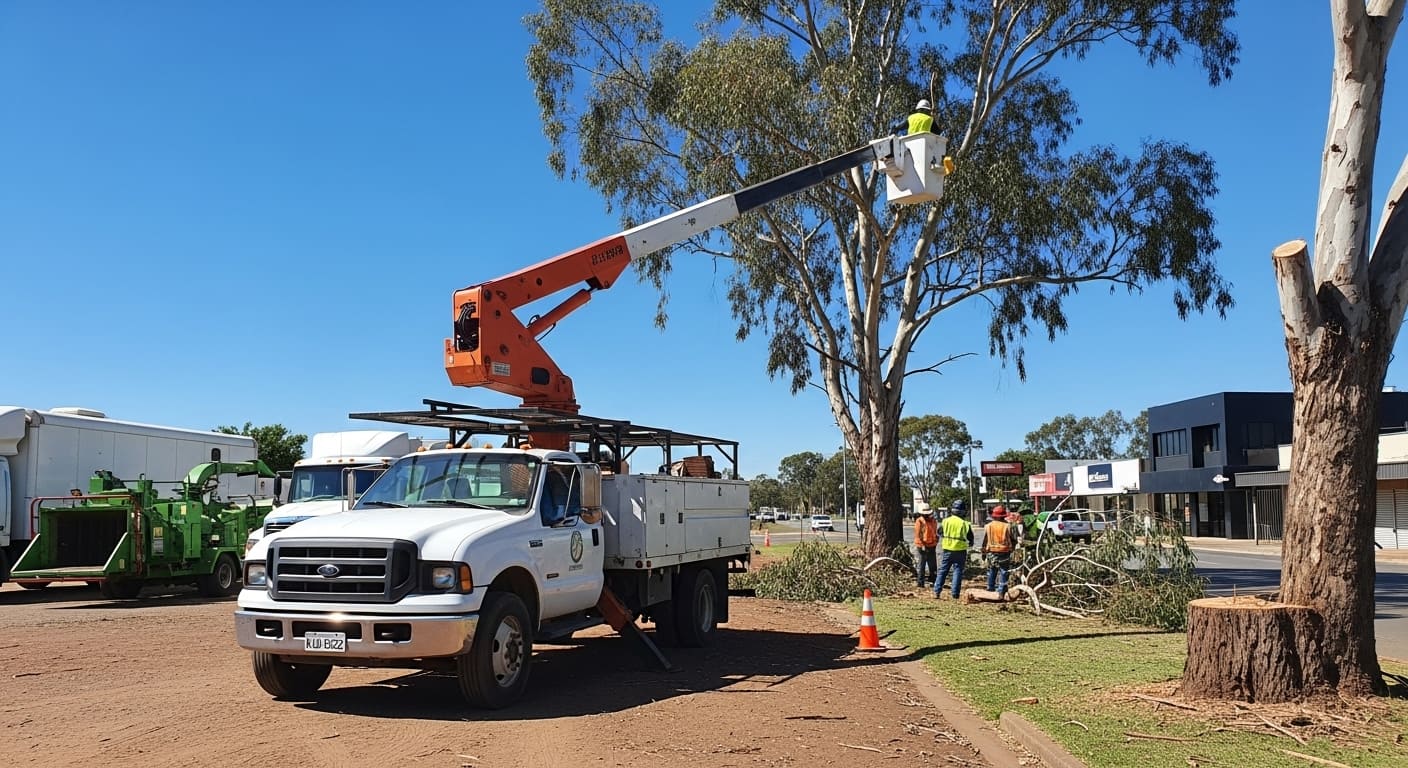 Caminhao Munck com Cesto